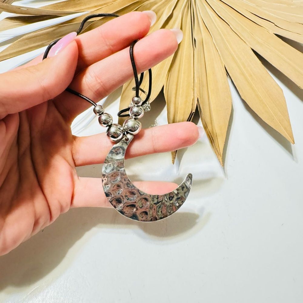 Moon boho necklace S716 - Picture 3 of 3